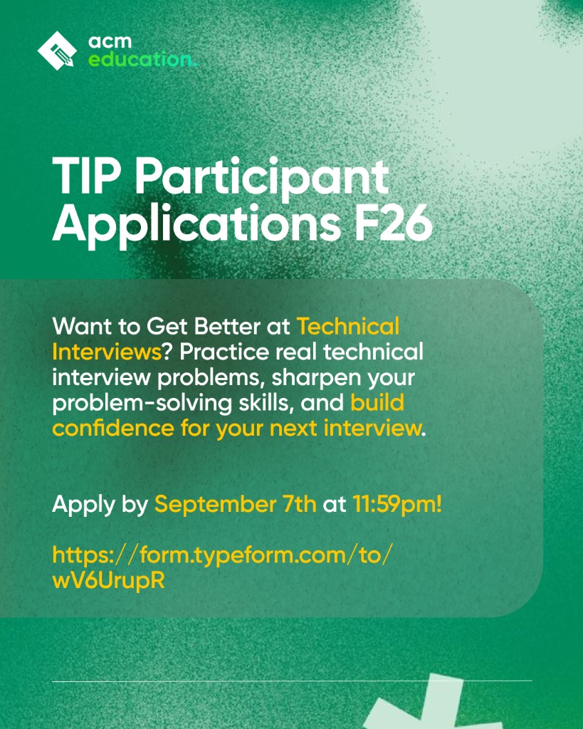 Technical Interview Program participant applications graphic